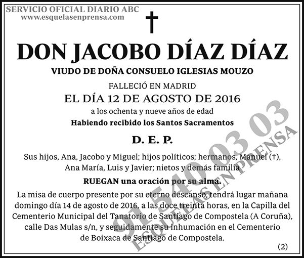 Jacobo Díaz Díaz
